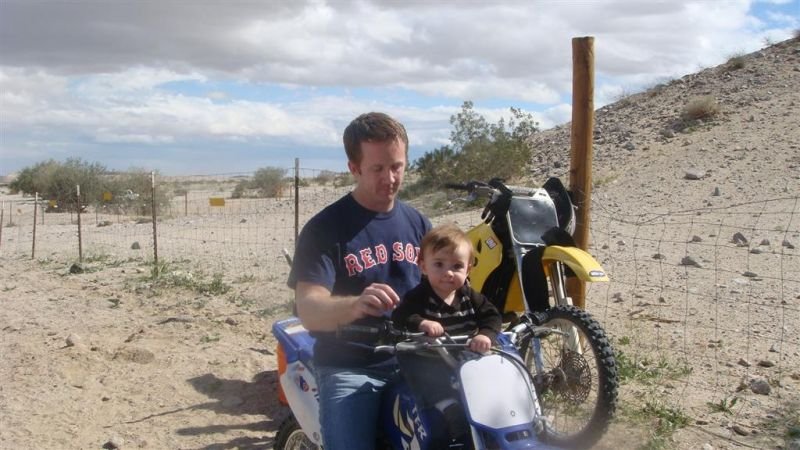 Daddy & Trey - Learning to Ride